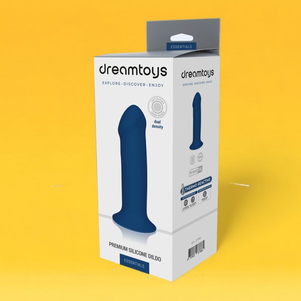 Dream Toys Thermo Reactive Dildo ミッドナイトブルー