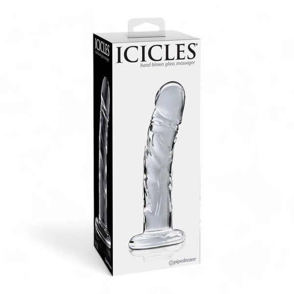 Pipedream Icicles 62 Käsinpuhallettu Lasidildo