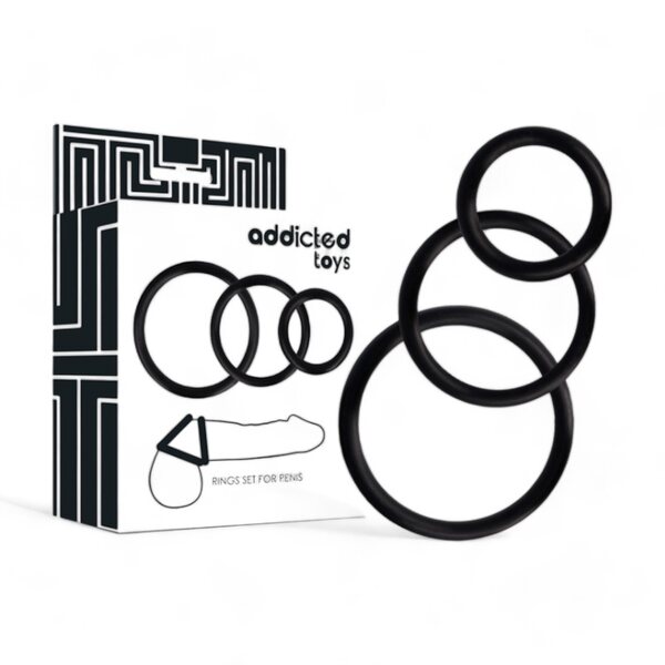 Massive Erection Penis Rings 3 pcs