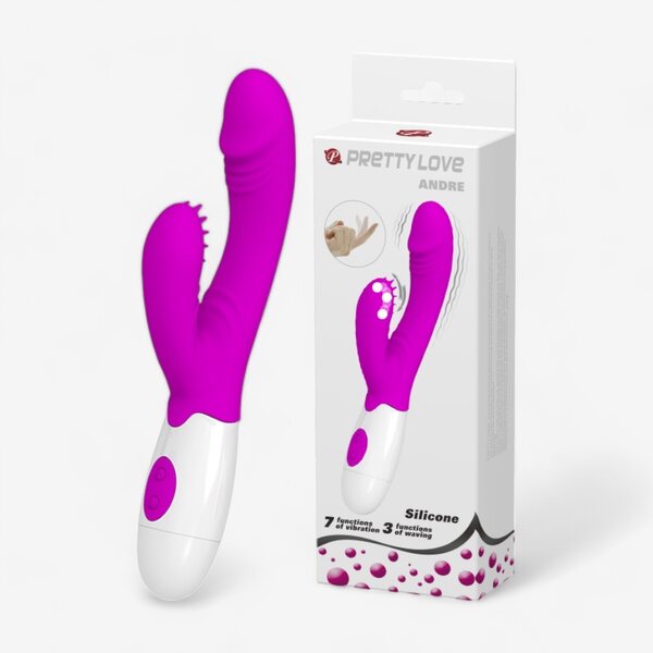 Andre Vibrator With Clitoral Stimulator