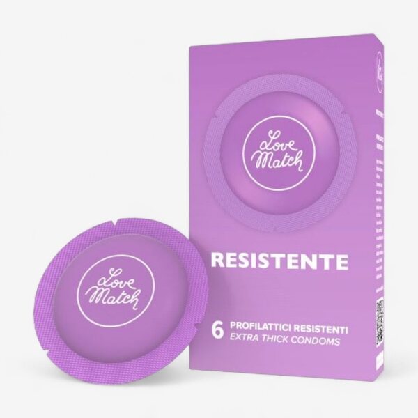 Love Match Rsistente Condoms 6 pcs