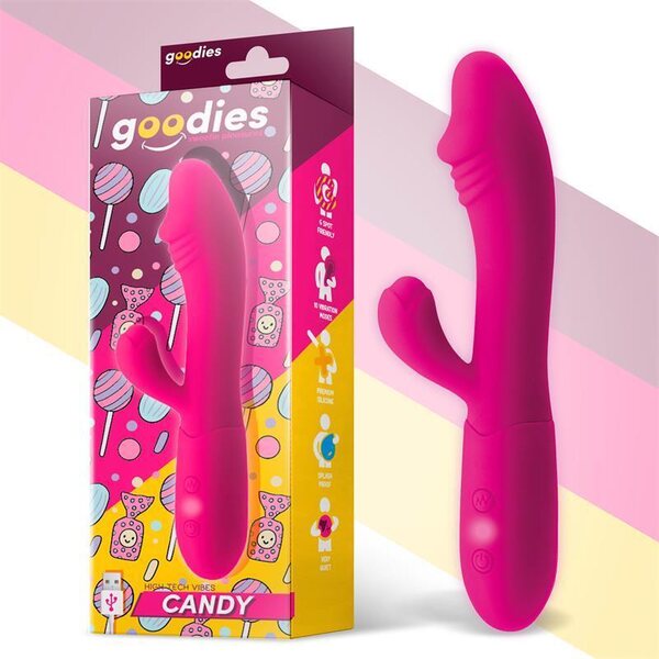 Goodies Candy G-Spot Rabbit Vibrator VÄÄRÄ PAKETTI