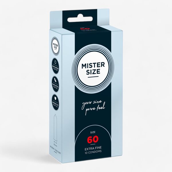 MISTER SIZE Kondomi 60 mm 10 kpl