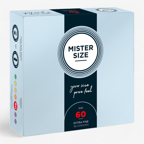 MISTER SIZE Kondomi 60 mm 36 kpl