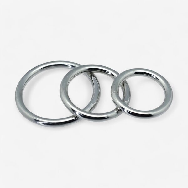 Metal Masters Cock Rings 3 Pcs