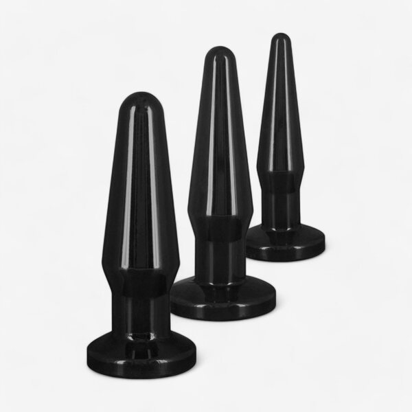 Toy Joy Best Butt Buddies Anal Plug Set 3 Kpl Black