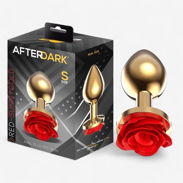 Afterdark Anal Plug Red Rose Gold