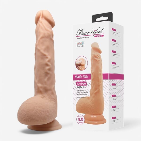 Beautiful Dildos Beautiful Jason Dildo 24 cm vaalea