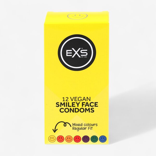 EXS Condoms Smiley Face Regular Condoms 12 pcs