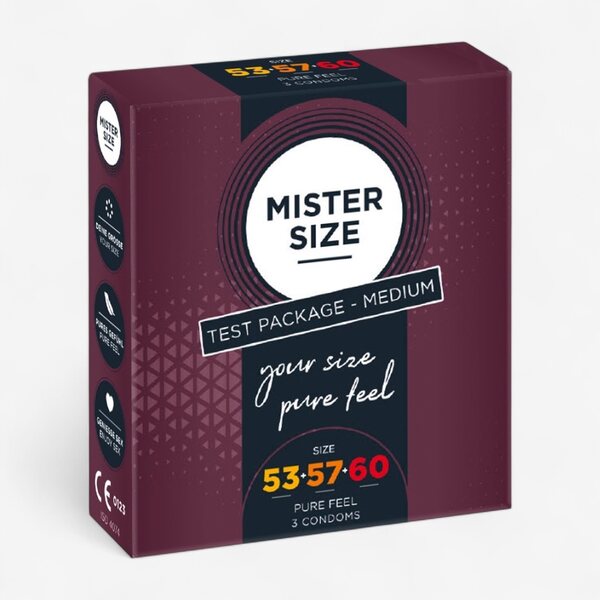 MISTER SIZE Condónes Test Package Medium