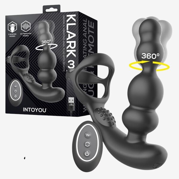 Intoyou Klark Power Plug Eturauhasen Superstimulaattori miehille