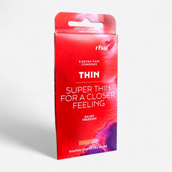 RFSU Thin Ultra-Thin Condoms – Natural Feel 5 pcs