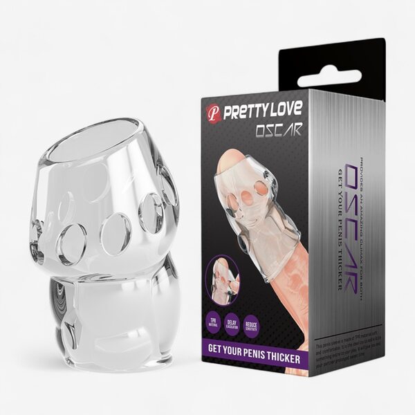 Oscar Penis Sleeve – Open Tip Thickening Enhancer