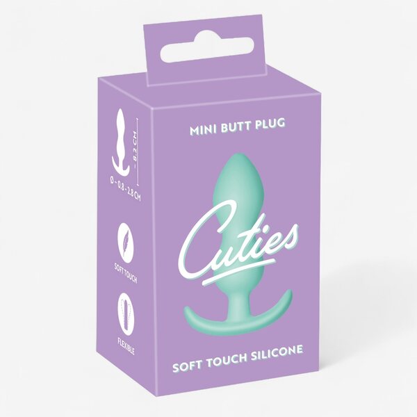 Cuties Beginner Butt Plug – Mini, Flexible, Soft Silicone