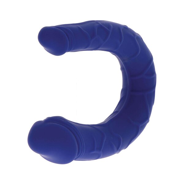 Toy Joy Get Real – Realistic Mini Double Dong, silicone double dildo 30 cm (blue)