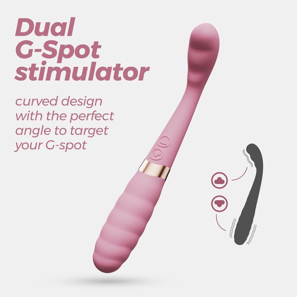 Crushious Pixie Dual Bendable Double-Ended G-Spot Vibrator