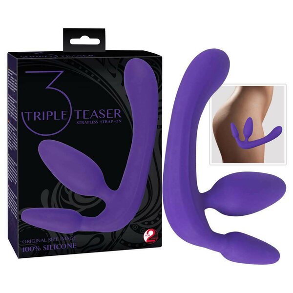 You2Toys Triple Teaser Remmitön Strap-On Dildo