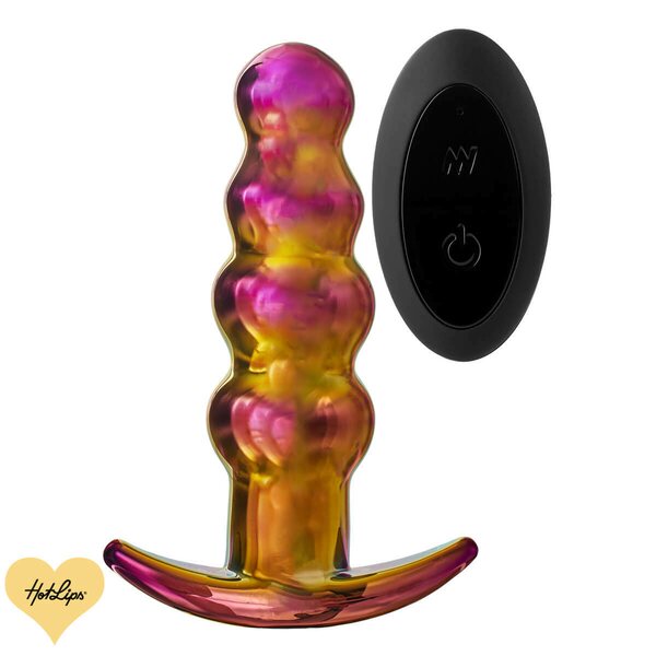 Dream Toys Glamour Glass Radio-Ohjattava Anaalitappi