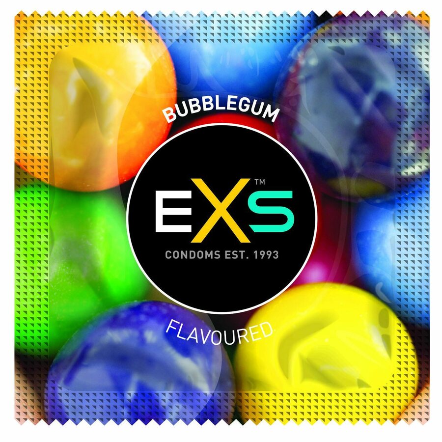 EXS Condoms Bubble Gum Kondomit 100kpl