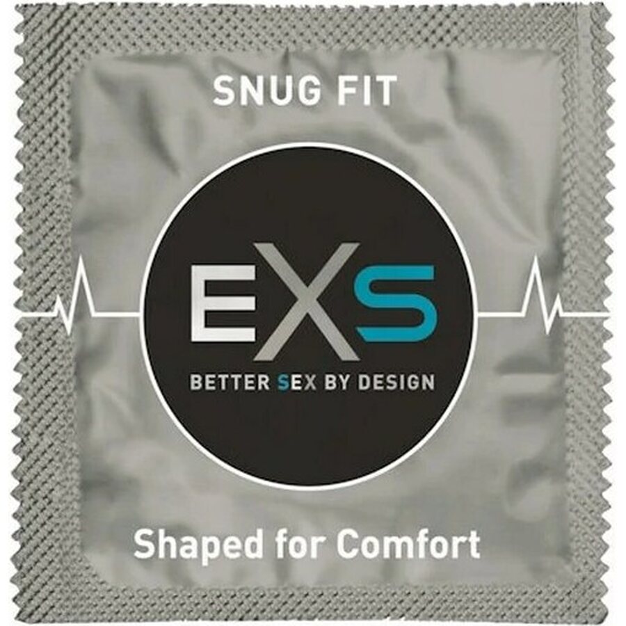 EXS Condoms Snug Fit Tiukka Kondomi 49 mm – 100 kpl Säästöpakkaus