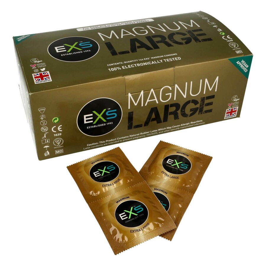 EXS Condoms Magnum XL Kondomit 144 kpl