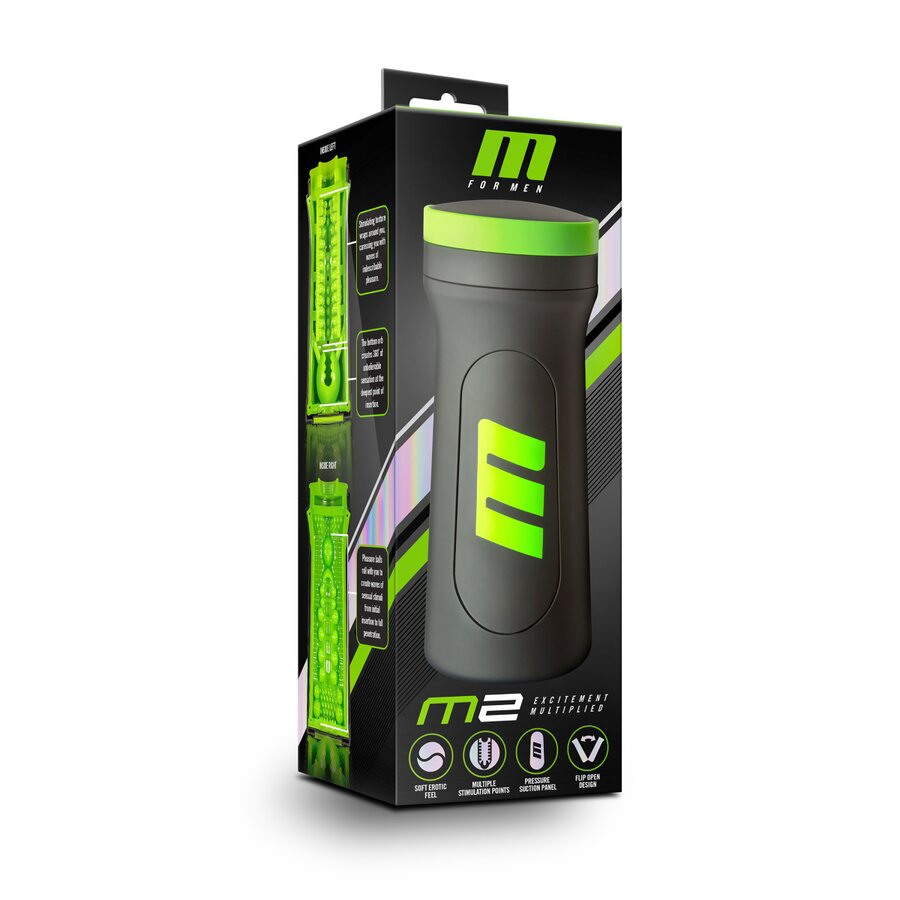 Blush Novelties M2 Superior Stroker – Masturbaattori Paineenstll ja Pleasure Balls -kuvioinnilla