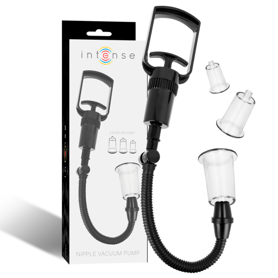 Intense Nännipumppu 3 Kupilla – Intense Turvaventiili & Herkistävä Teho