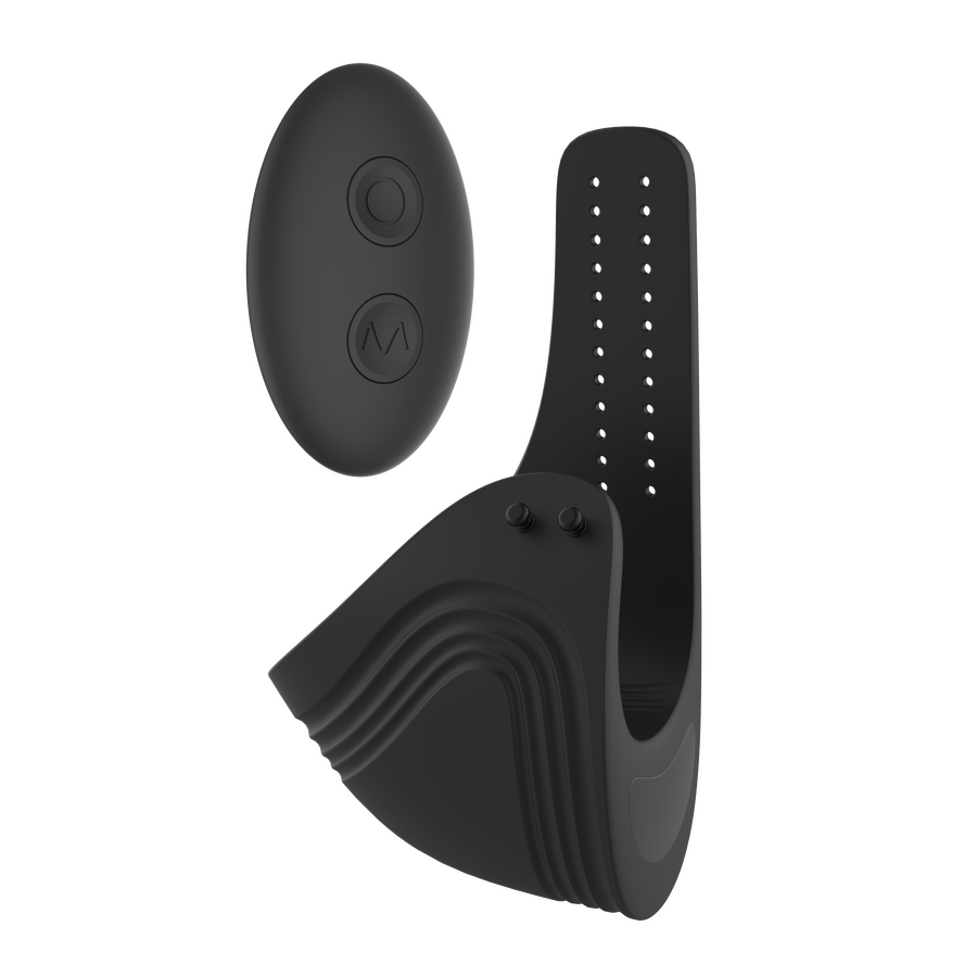 Dream Toys RamRod Säädettävä ja Värisevä Kauko-Ohjattu Penisrengas