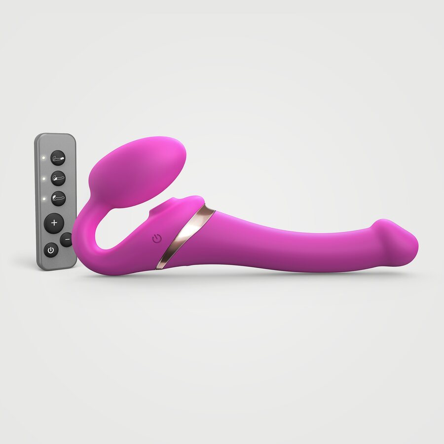 Strap On Me Multi Orgasm Bendable Strap On Kaukosdettv pinkki