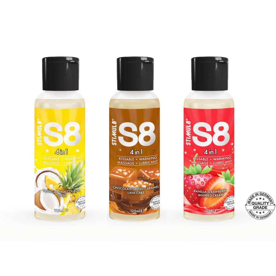 Stimul8 S8 Lämmittävä Makuliukuvoide 4 in 1