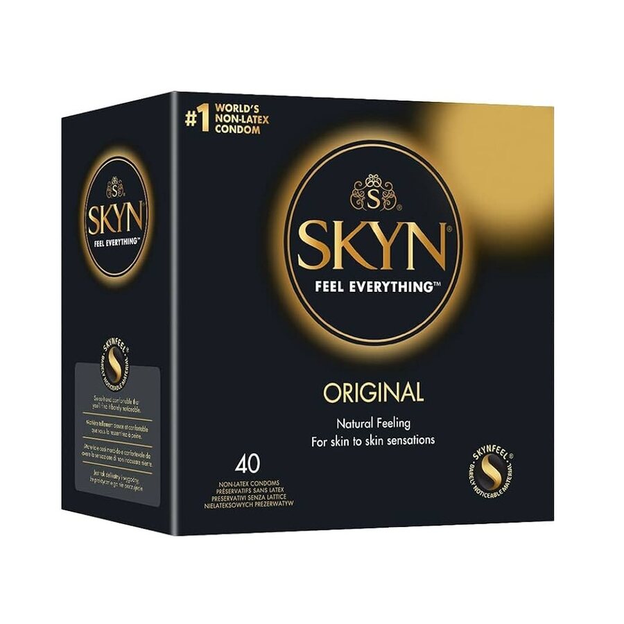 Skyn Original Lateksiton Kondomi 40 kpl – Polyisopreeni, Ultraohut ja Allergiaystävällinen