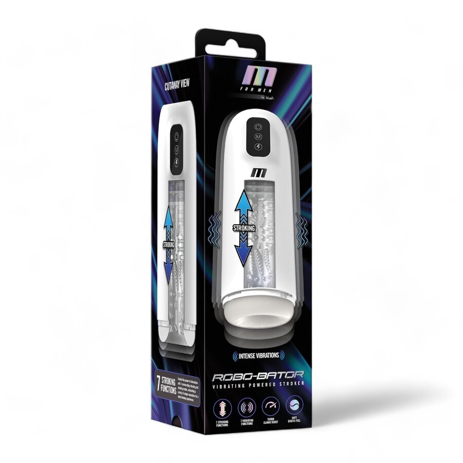 Blush Novelties Robo-Bator Vibrating Powered Stroker