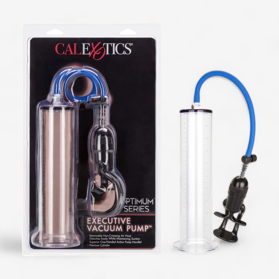 CalExotics Executive Vacuum Penispumppu – Tehokas yhden käden pumppukahvalla