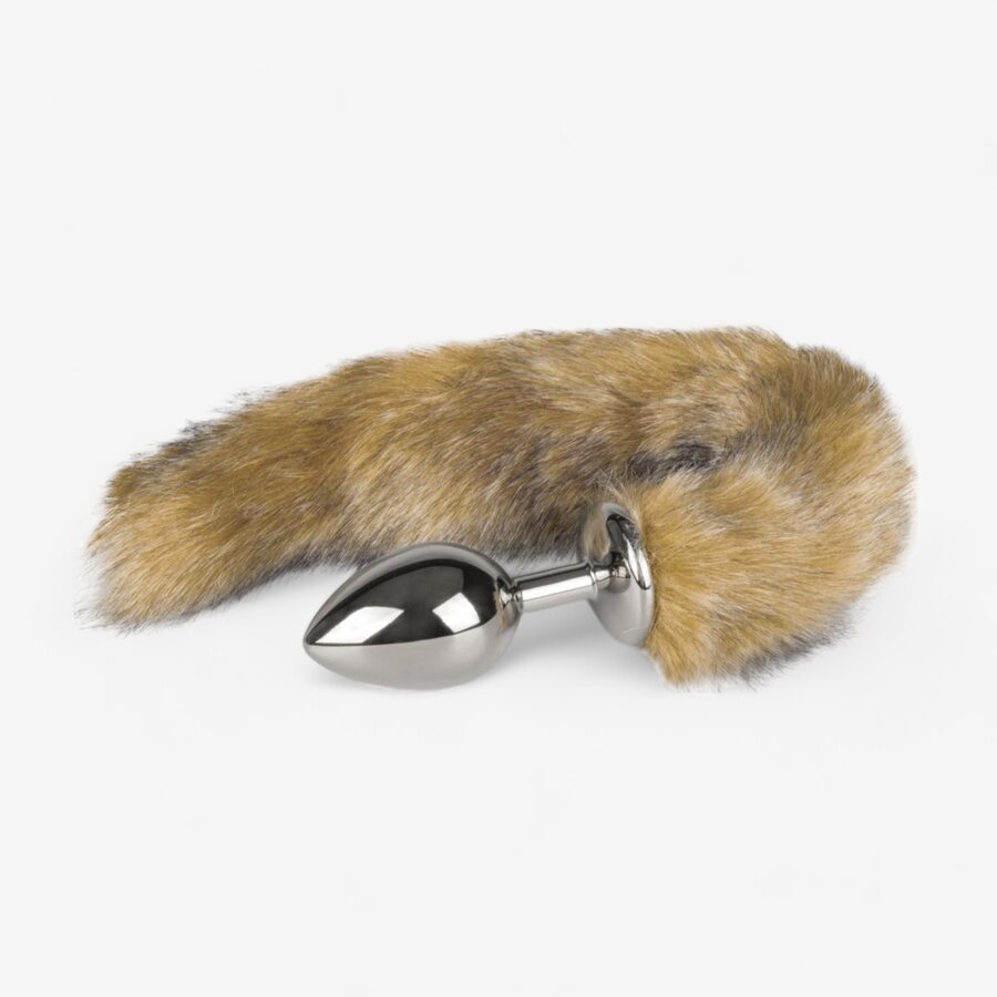 Easy Toys Ketunhäntä Anaalitappi No. 3 – Alumiininen Plug Tekoturkishännällä