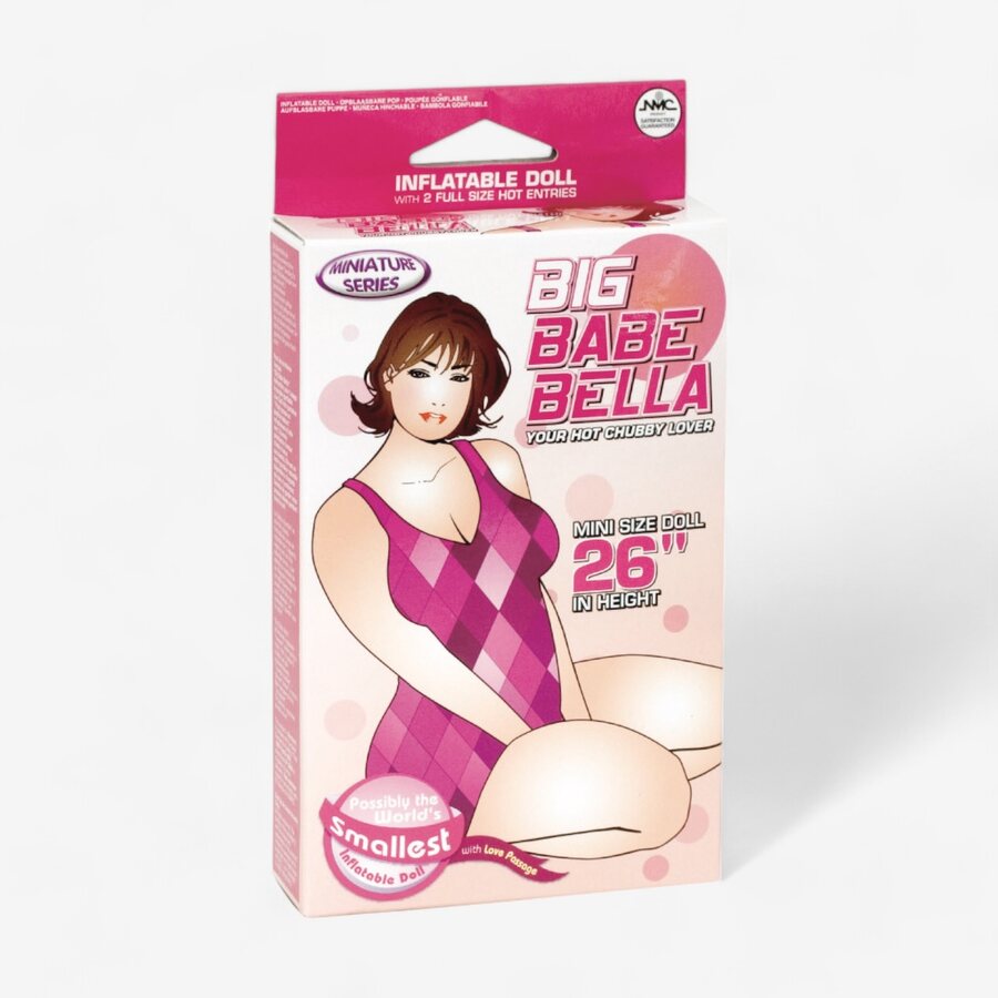 NMC Seksinukke Bella – Minikokoinen Big Babe 66 cm PVC