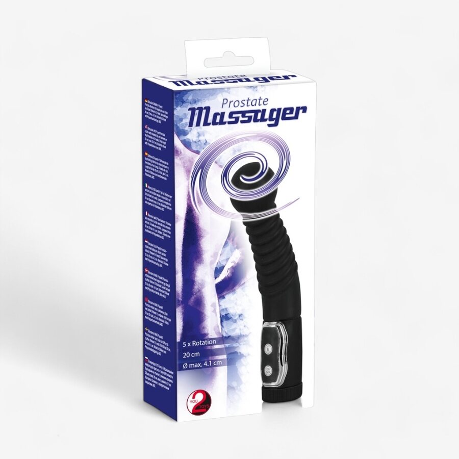 You2Toys Prostatavibraattori Rotaatiolla – Eturauhasen Hieroja miehille