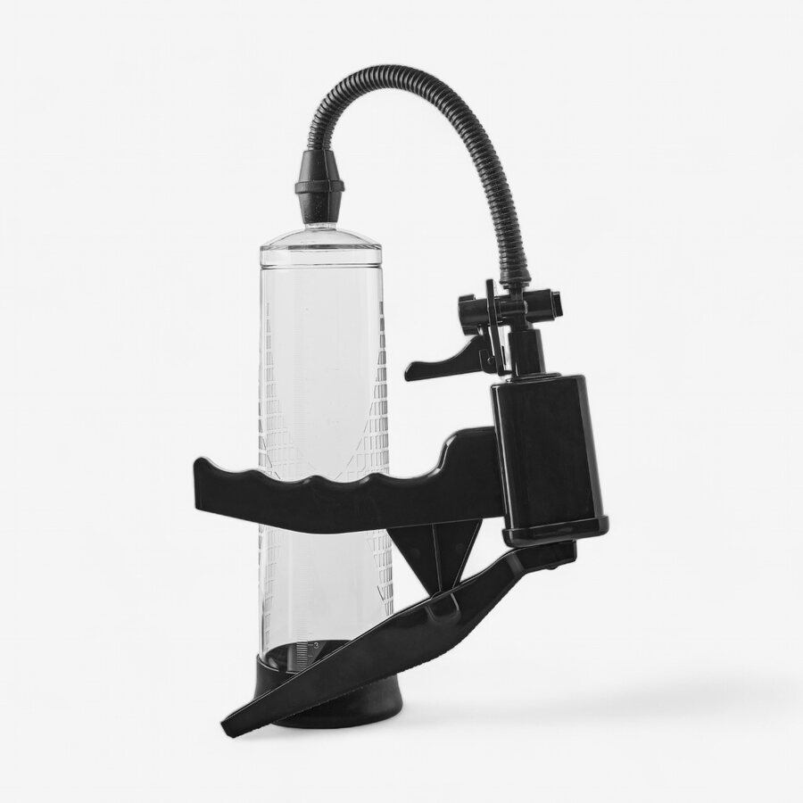 Dream Toys Ramrod – Penispumppu pistoolikahvalla 2in1 (masturbaattoriholkki + penisrengas)