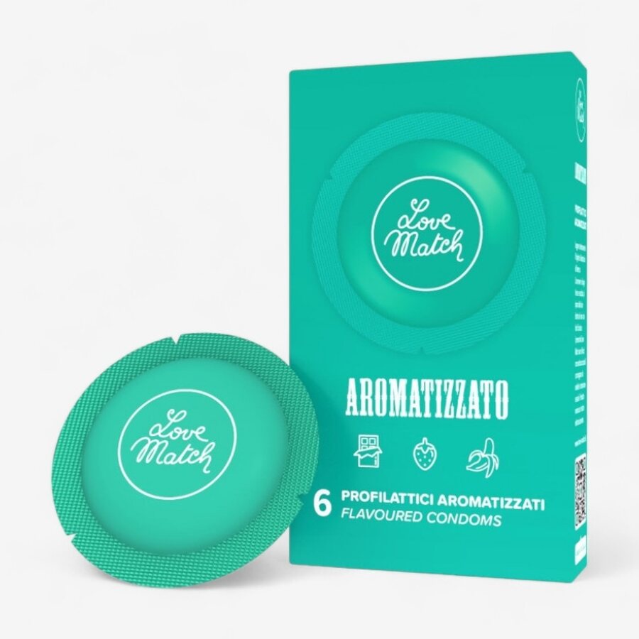 Love Match Aromatizzato Lateksikondomit 6 kpl
