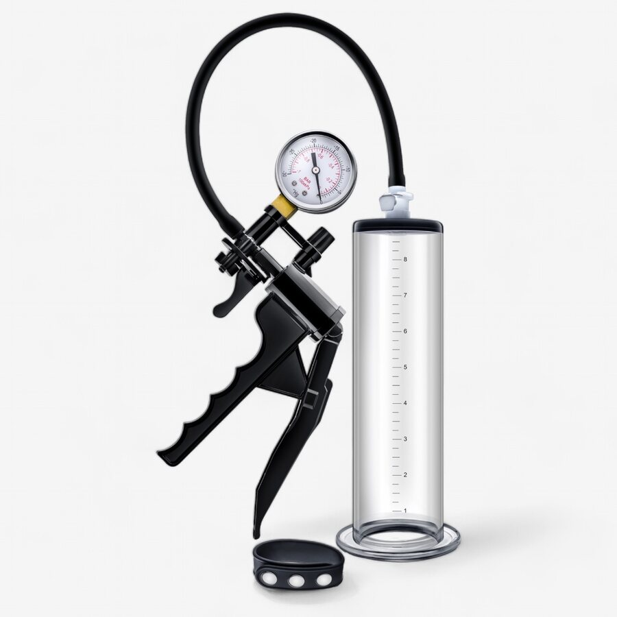 Blush Novelties Performance VX8 Premium - penispumppu painemittarilla