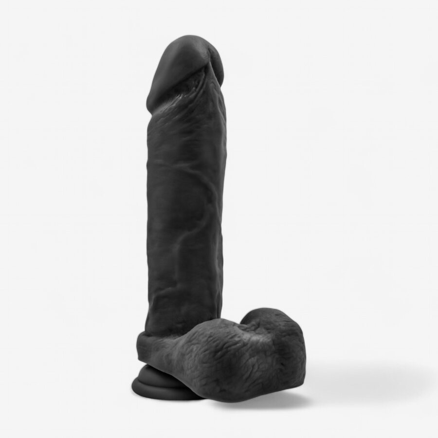 Blush Novelties Dildo Au Naturel Big Tom Musta Blush Novelties Dildo Au Naturel Big Tom Musta