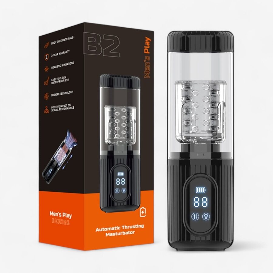 Erospace Men’s Play B2 – Automaattinen tyntyv, pyriv & imev masturbaattori (IPX7)