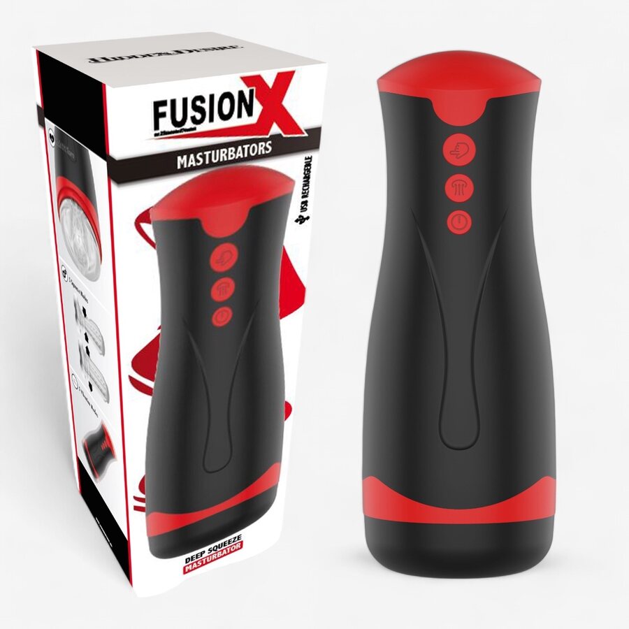 Hidden Desire Fusion X Deep Squeeze – Automaattinen puristusmasturbaattori (5+3, IPX5)