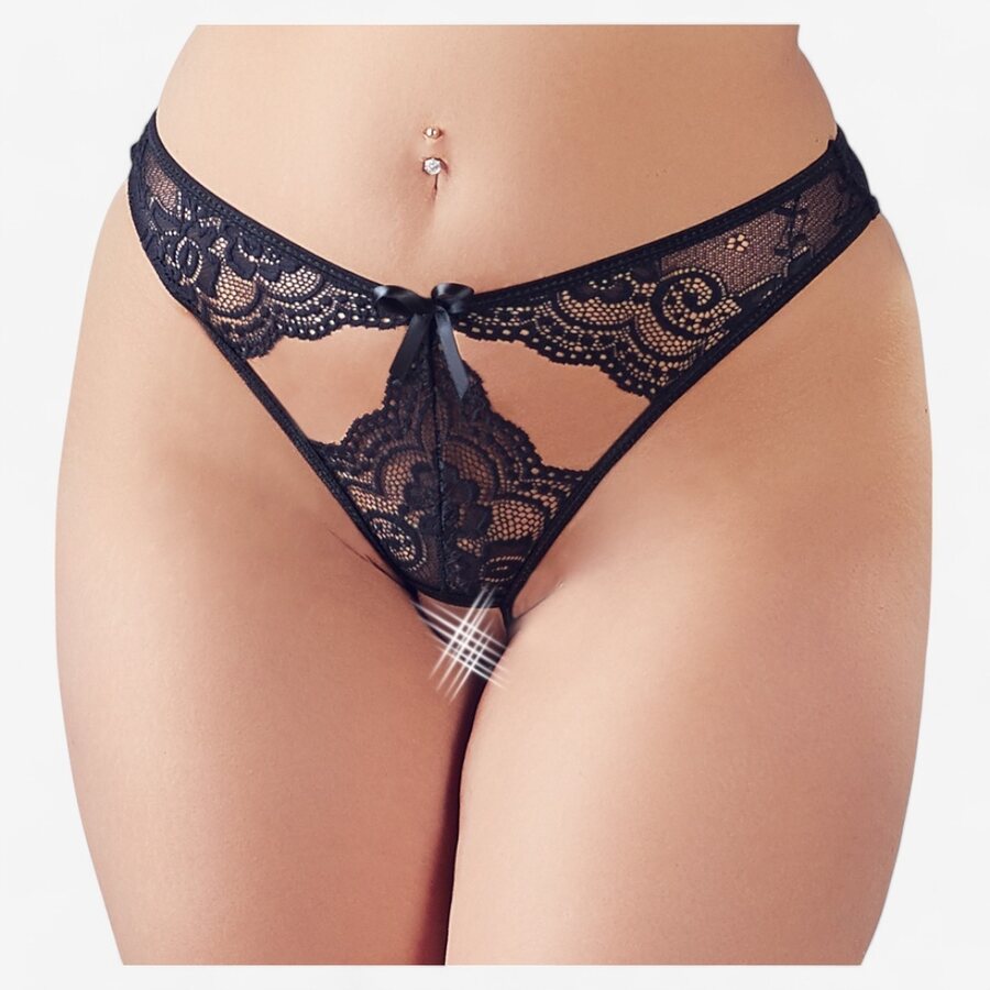 NO:XQSE Dame de Luxe luksuspitsiset avostringit – mustat