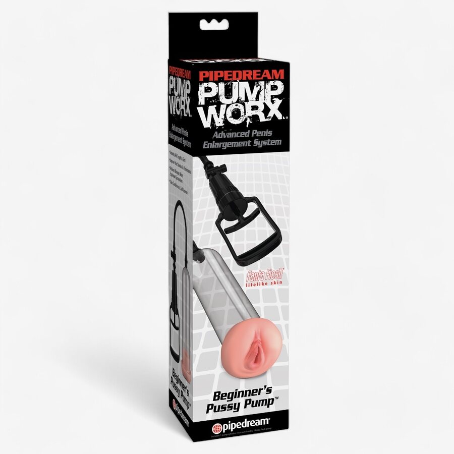 Pipedream Beginner’s Pussy Pump – aloittelijan Fanta Flesh‑penispumppu