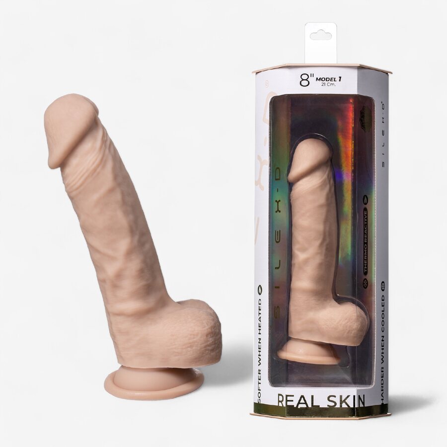 ThermoTouch Realistinen Dildo – 20 cm, Imukupilla