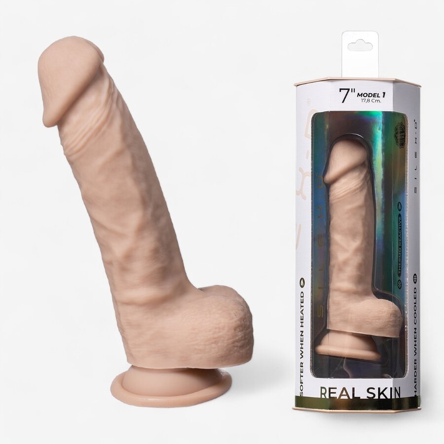 SilexD Real Skin Thermo Touch – Realistinen Dildo 17.8 cm Nude
