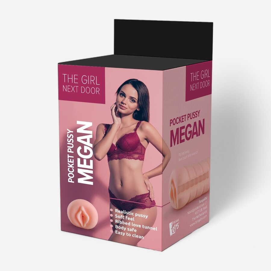 Dream Toys Megan Tight Touch – Aidon Tuntuinen Tiukka TPE-Masturbaattori