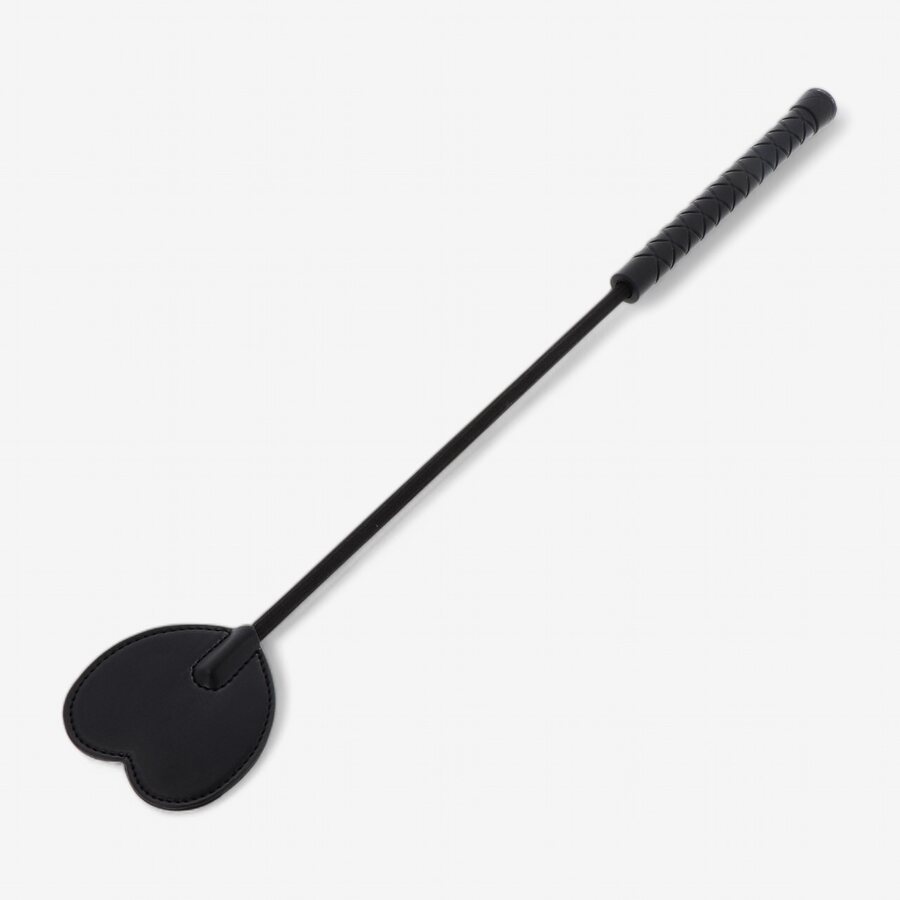 Hidden Desire Sydänpäinen BDSM-piiska 45 cm – Fetissipiiska hallittuun nautintoon