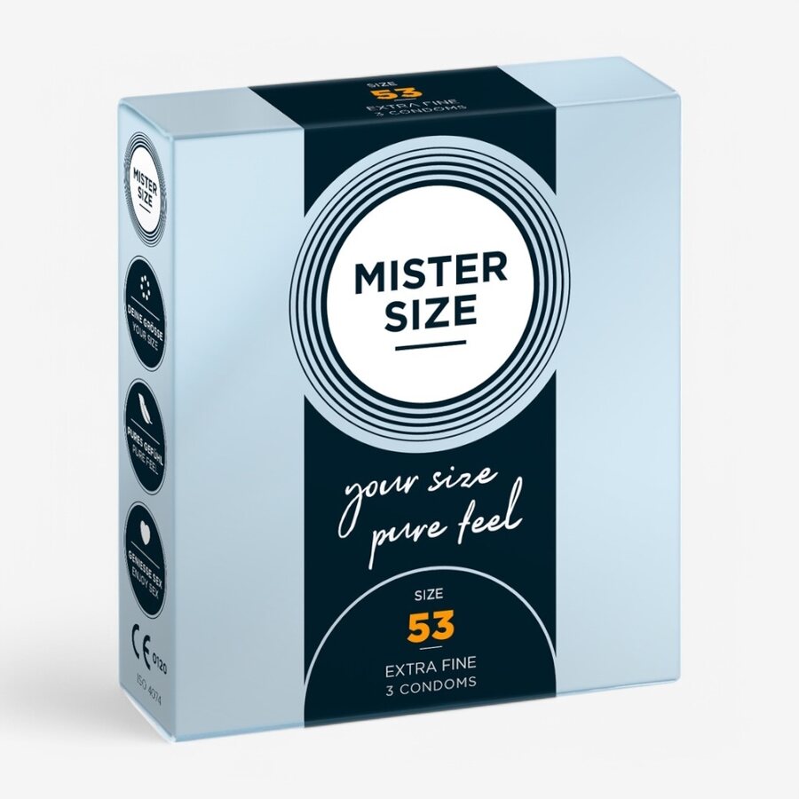 MISTER SIZE Kondomi 53 mm 3 kpl