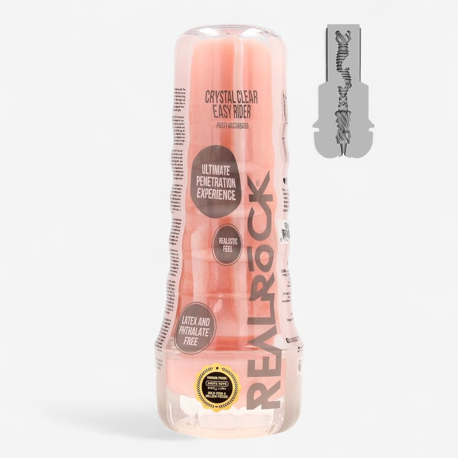 Real Rock Easy Rider Pussy Masturbator Beige